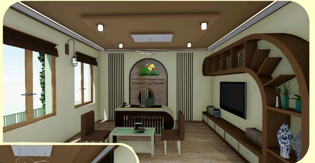 من مشاريع مادة تصميم أثاث لطلاب هندسة ديكور داخلي مستوى ثالث 